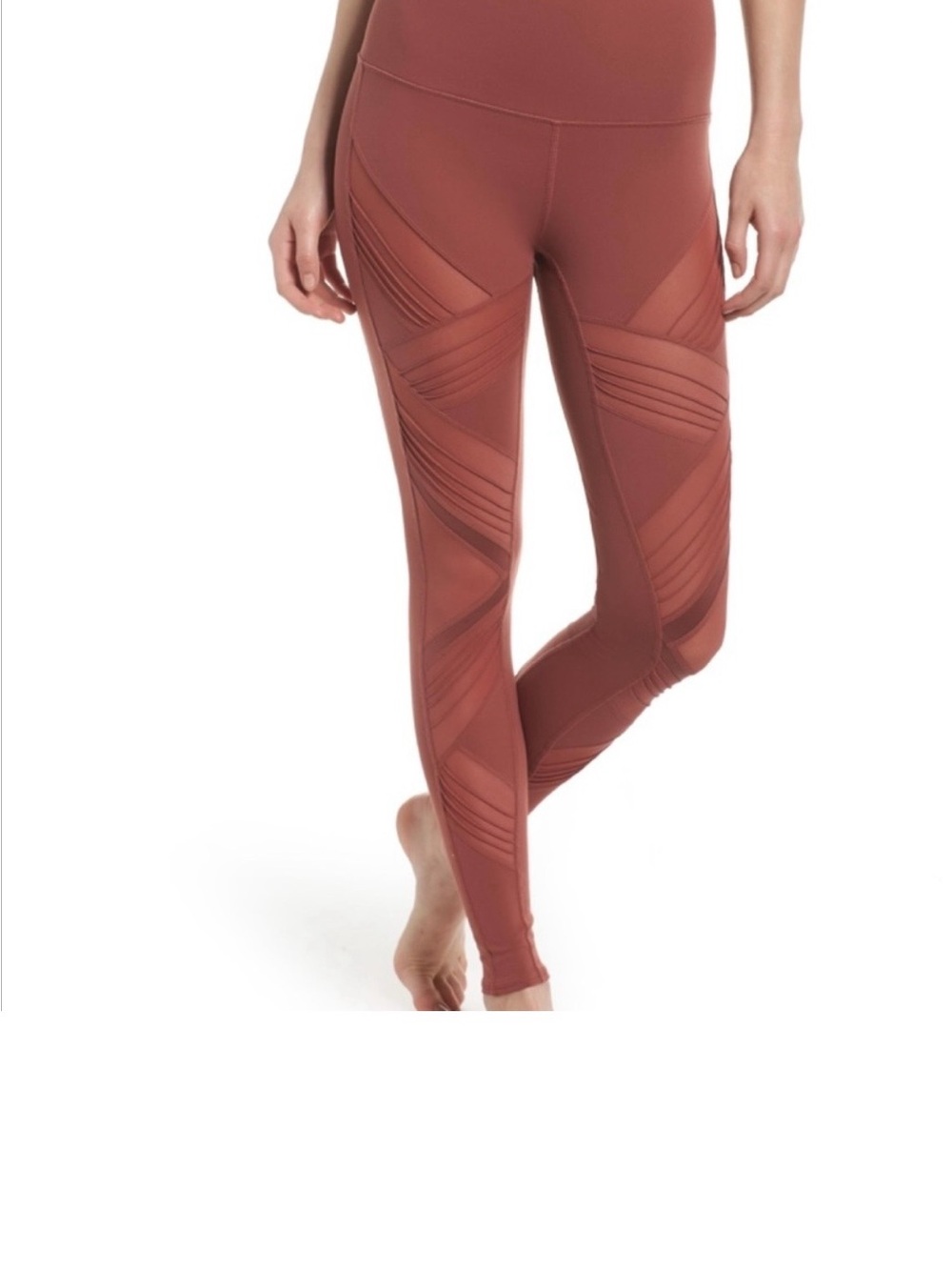 ALO Yoga Women's High-Waist Sculpt Leggings in Rust